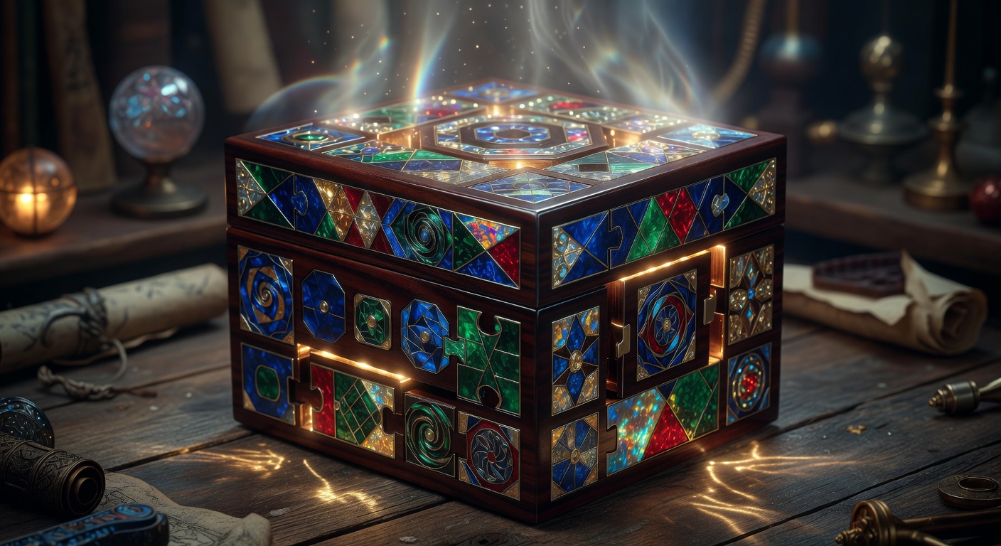 Large detailed view of Magic Puzzle Box